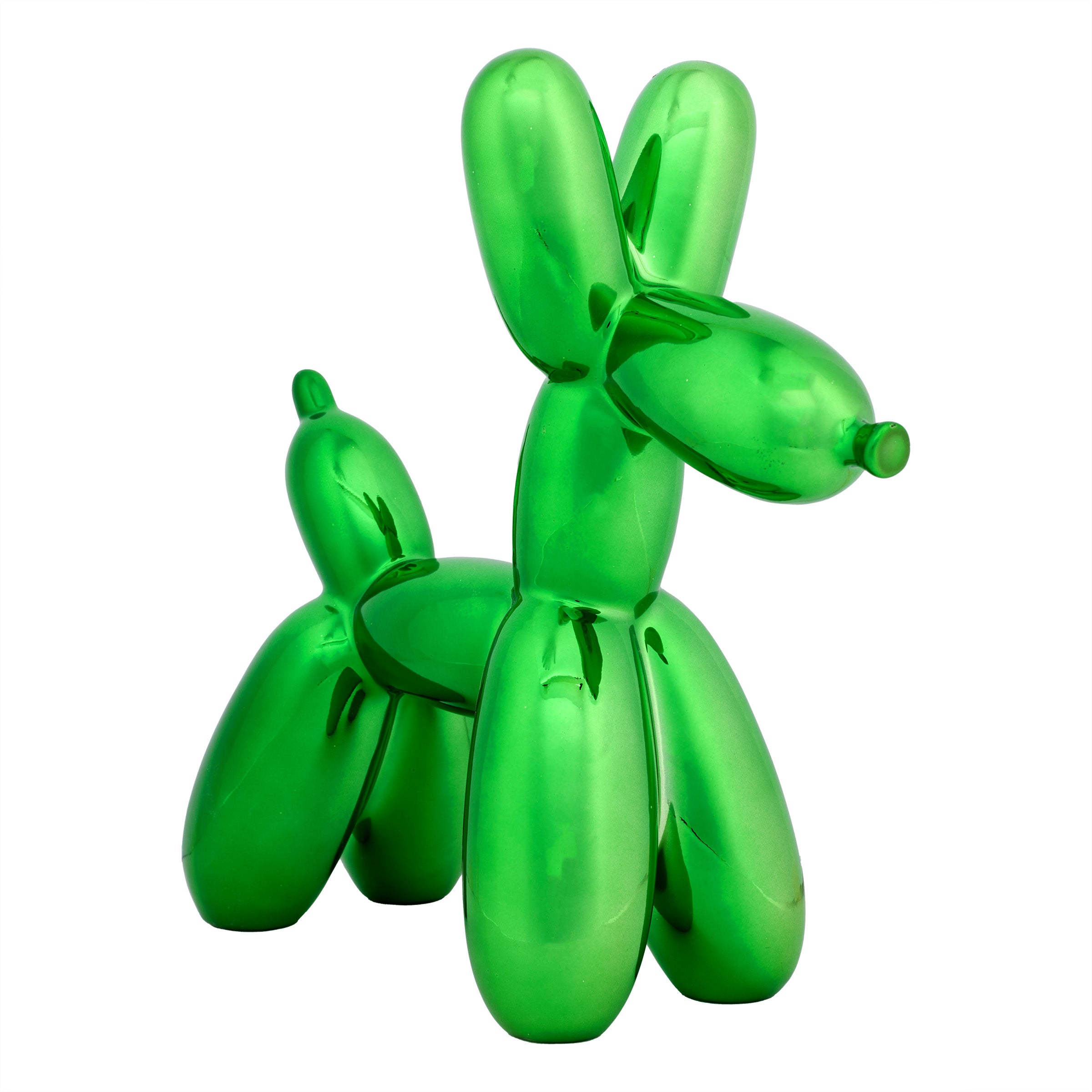 11 in. Halloween Green Balloon Dog Figurine